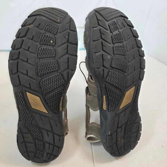 Skechers Men's Size 12 Leather Fisherman's Closed Toe Outdoor Sandals Shoes - Picture 6 of 12